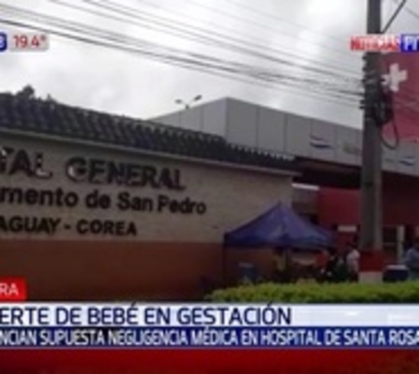 Fallece bebé tras presunta negligencia médica en San Pedro - Paraguay.com