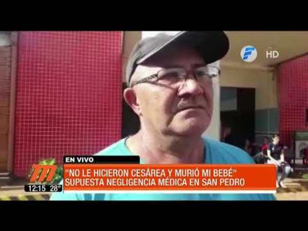 Supuesta negligencia causa muerte de un bebé.