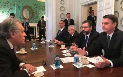 Bolsonaro y el secretario general de OEA tratan la situación de Cuba y Venezuela | .::Agencia IP::.