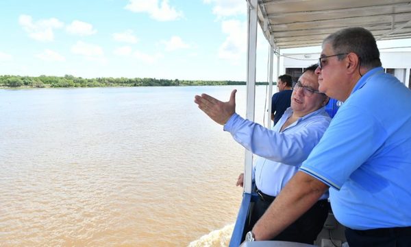 Verificaron zona donde se construirá puente Carmelo Peralta-Puerto Murtinho