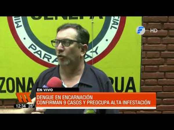 Confirman nueve casos de dengue en Encarnación