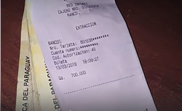 Devuelve Gs. 700 mil encontrado en un cajero