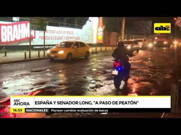 España y Senador Long, a paso de peatón - Tv - ABC Color