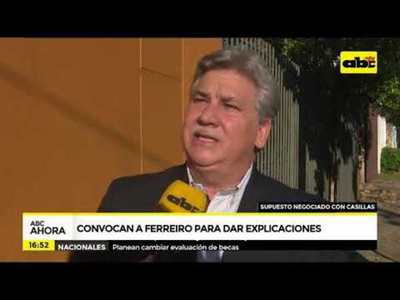 Convocan a Ferreiro para dar explicaciones - Tv - ABC Color