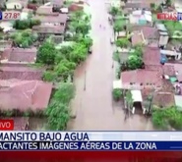 Crítica situación de pobladores de Remansito afectados por inundación - Paraguay.com