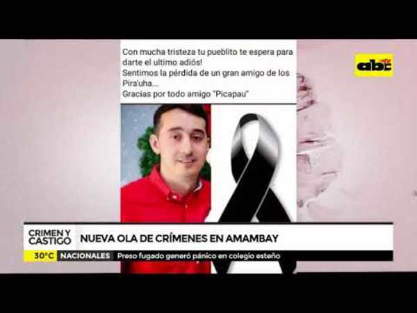 Nueva ola de crímenes en Amambay - Tv - ABC Color