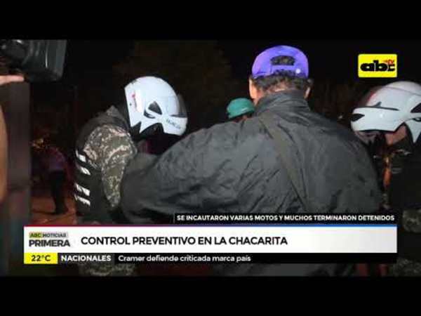 Control preventivo en la Chacarita - Tv - ABC Color