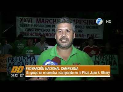 5.000 campesinos marcharán mañana hacia el microcentro de Asunción