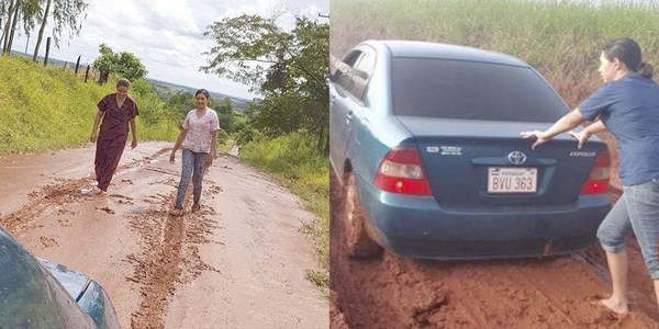 NI LA LLUVIA NI EL BARRO DETUVIERON A UNAS DOCTORAS PARA SERVIR A LA COMUNIDAD