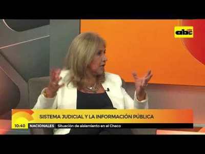Sistema judicial y la información pública - Tv - ABC Color