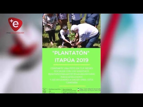 PLANTATON ITAPÚA POR EL DIA DEL ARBOL