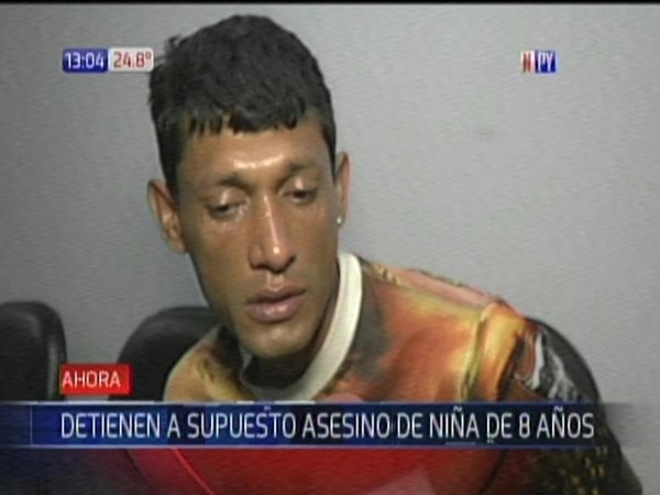 Detienen a supuesto asesino de nena de 8 años