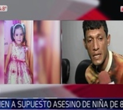 Detienen a supuesto asesino de niña de 8 años - Paraguay.com
