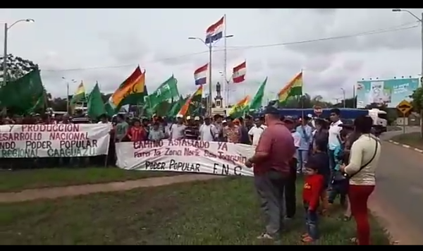 La Policía Nacional realiza operativos por marcha campesina