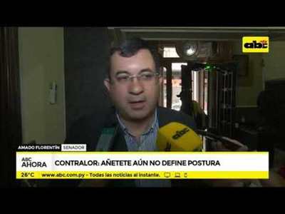 Añetete aún no define postura sobre juicio al contralor - Tv - ABC Color
