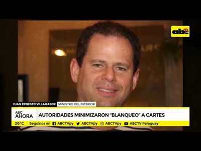 Autoridades minimizaron blanqueo a Cartes - Tv - ABC Color