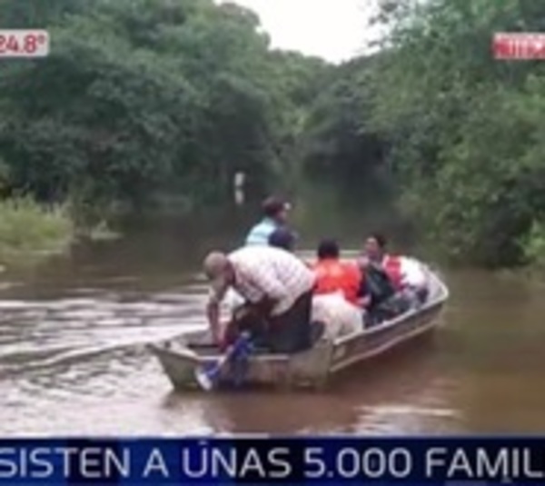 Ya son casi 5.500 las familias afectadas por el temporal a nivel país - Paraguay.com