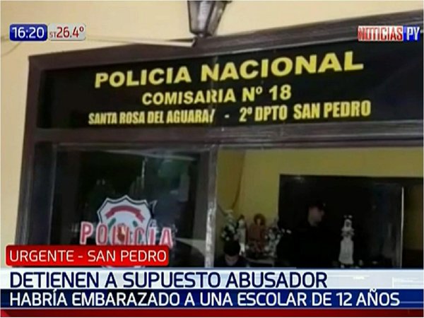 Detienen a supuesto abusador de niña de 12 que quedó embarazada