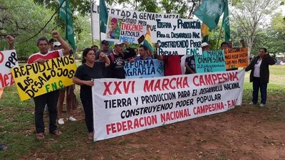 Desvíos por marcha de la FNC - Nacionales - ABC Color