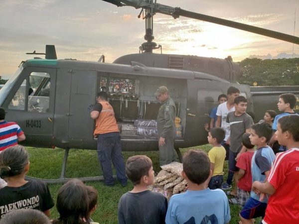 SEN inicia puente aéreo para entrega de asistencia en Paso Barreto » Ñanduti