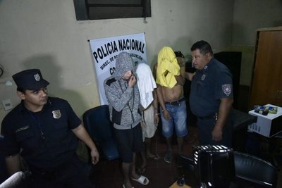 Detienen a tres presuntos ladrones en zona de Tablada - Nacionales - ABC Color