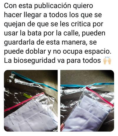 Los profesionales de la salud ¿Pueden llevar puesto el uniforme todo el tiempo?