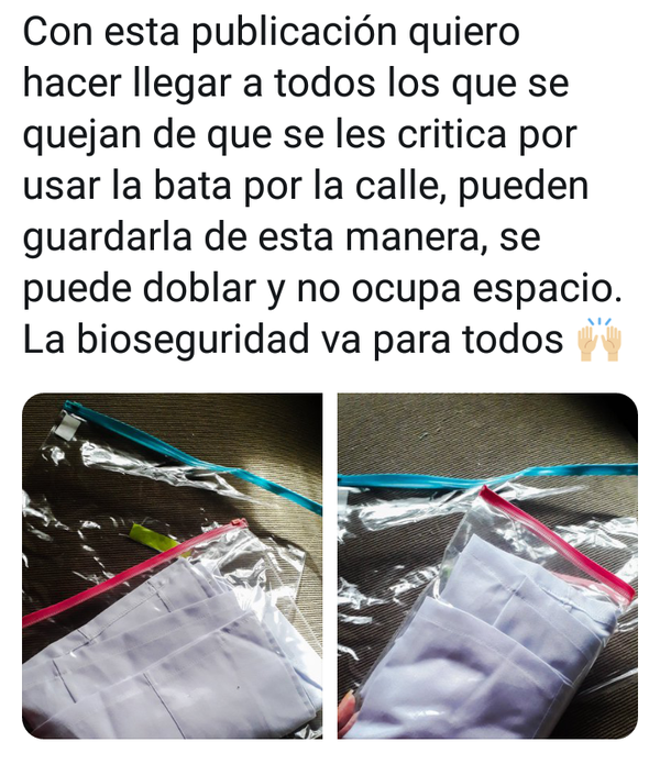 Los profesionales de la salud ¿Pueden llevar puesto el uniforme todo el tiempo?