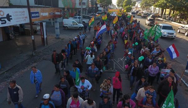 Destacan mayor participación de la mujer en marcha campesina