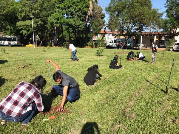 A Todo Pulmón realiza una jornada de plantación por el Día de los Bosques » Ñanduti