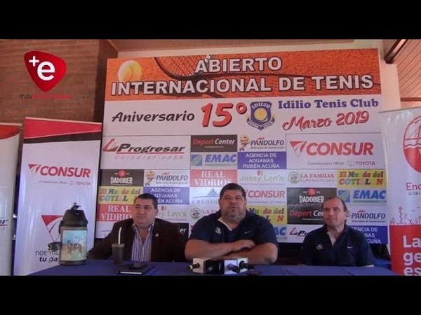 ABIERTO INTERNACIONAL DE TENIS,  HOMENAJE A LOS 404 AÑOS DE ENCARNACIÓN