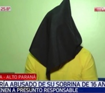 Detienen a hombre que habría abusado de su sobrina de 16 años - Paraguay.com
