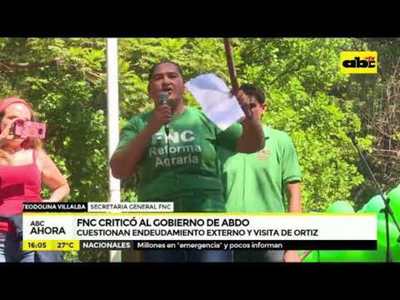 FNC criticó al gobierno de Abdo - Tv - ABC Color