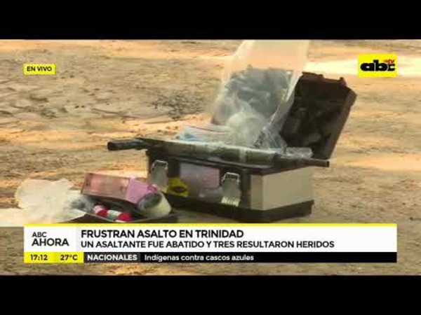 Frustran asalto en Trinidad - Tv - ABC Color