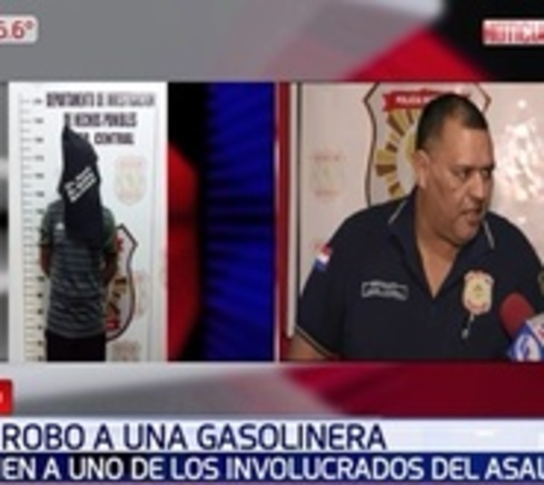 Detienen a presunto autor de robo a gasolinera en Luque - Paraguay.com