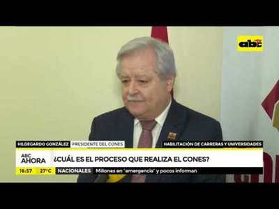 ¿Cual es el proceso que realiza el Cones? - Tv - ABC Color