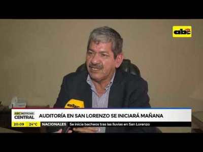 Contraloría inicia auditoria en San Lorenzo - Tv - ABC Color