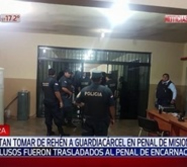 Intento de amotinamiento y toma de rehén en penal de Misiones - Paraguay.com