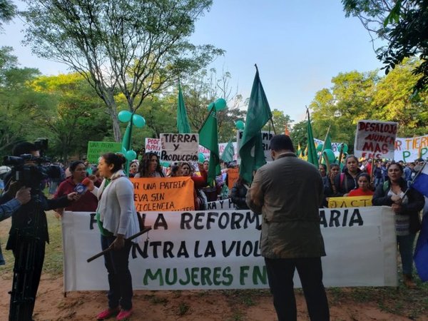 Con menor convocatoria, FNC realizó XXVI marcha campesina - ADN Paraguayo
