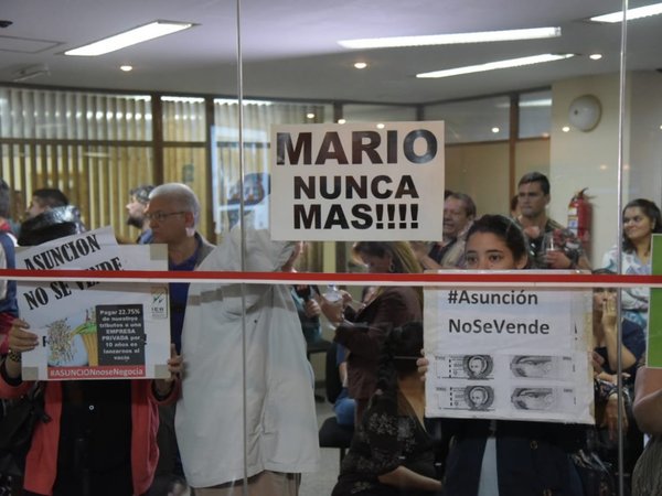 Incidentes en la Junta Municipal de Asunción