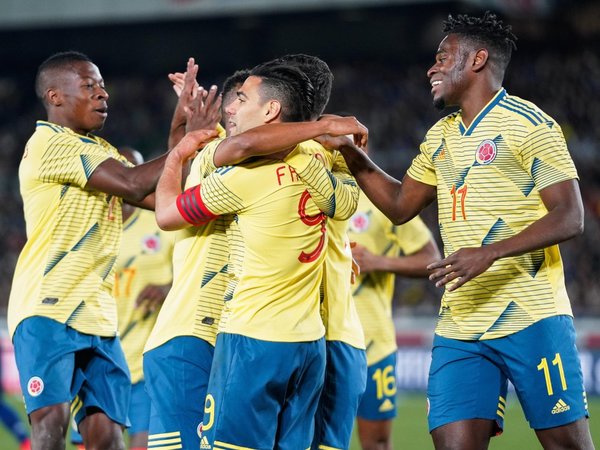 Falcao da el triunfo a Colombia ante Japón en el debut de Queiroz