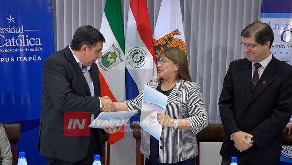 LA CATÓLICA SUSCRIBIÓ CONVENIO CON LA ASOCIACIÓN DE ABOGADOS DE ITAPÚA.