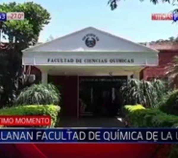 Allanan facultad de Química tras anomalía en adjudicación de obras - Paraguay.com