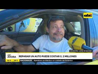 Reparar un auto puede costar gs dos millones - Tv - ABC Color