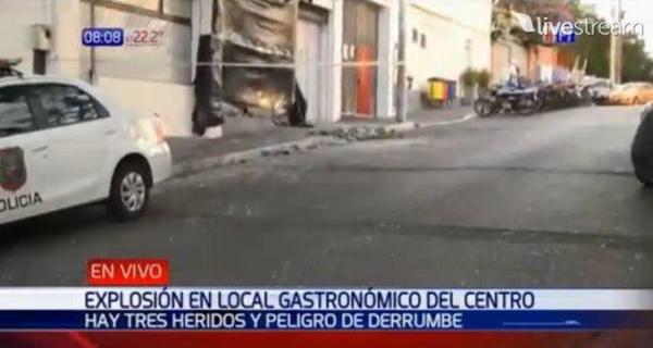 Heridos tras explosión en una empresa gastronómica | Paraguay en Noticias