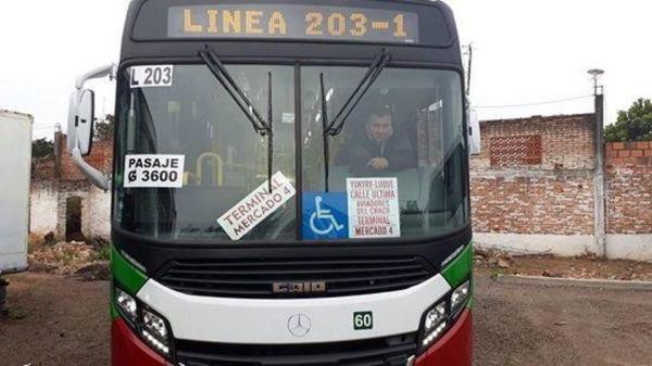 Línea 203 vuelve a operar desde este lunes entre Areguá y Asunción | Paraguay en Noticias