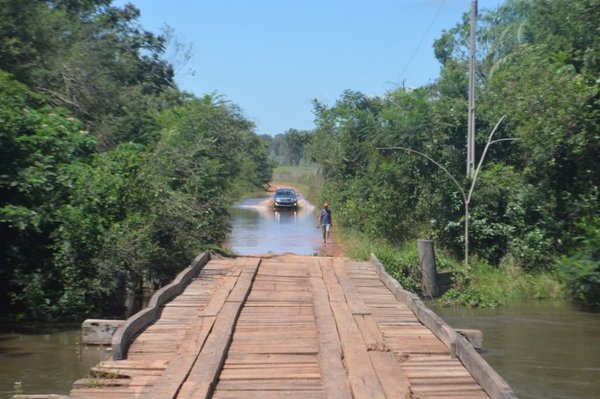 Desborde del río Aguaraymí perjudica a población de San Pedro - Nacionales - ABC Color