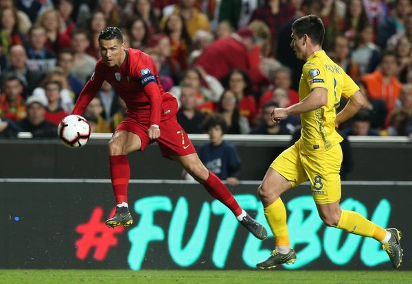 Portugal no pudo con Ucrania en el regreso de Cristiano