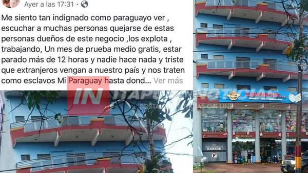 SUPUESTOS MALTRATOS A FUNCIONARIOS EN COMERCIO ENCARNACENO