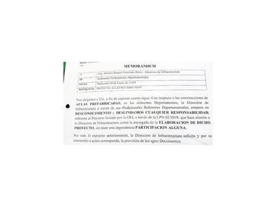 Conflicto en el MEC por aulas móviles