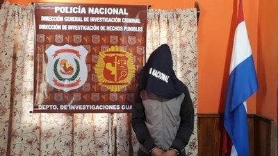 Detienen a presunto asaltante en Independencia - Nacionales - ABC Color